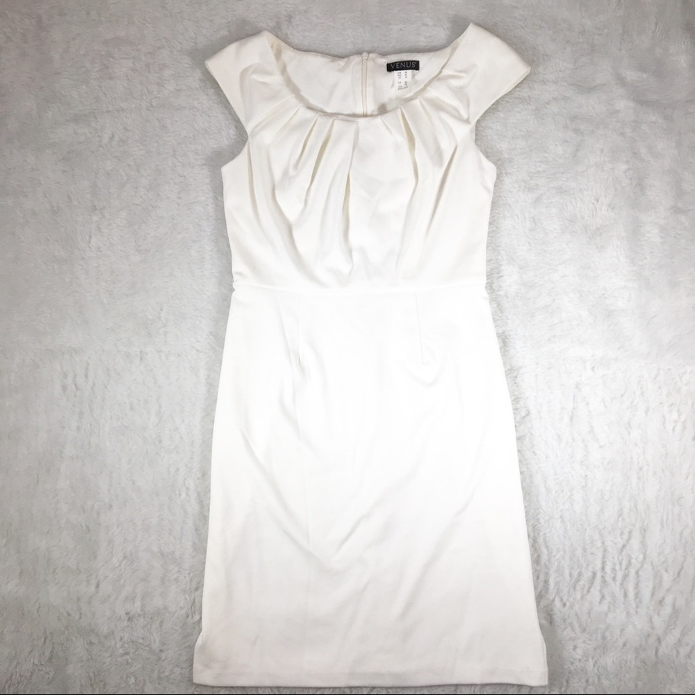 🔥2 for $15🔥Venus Off White Fitted Sheath Dress